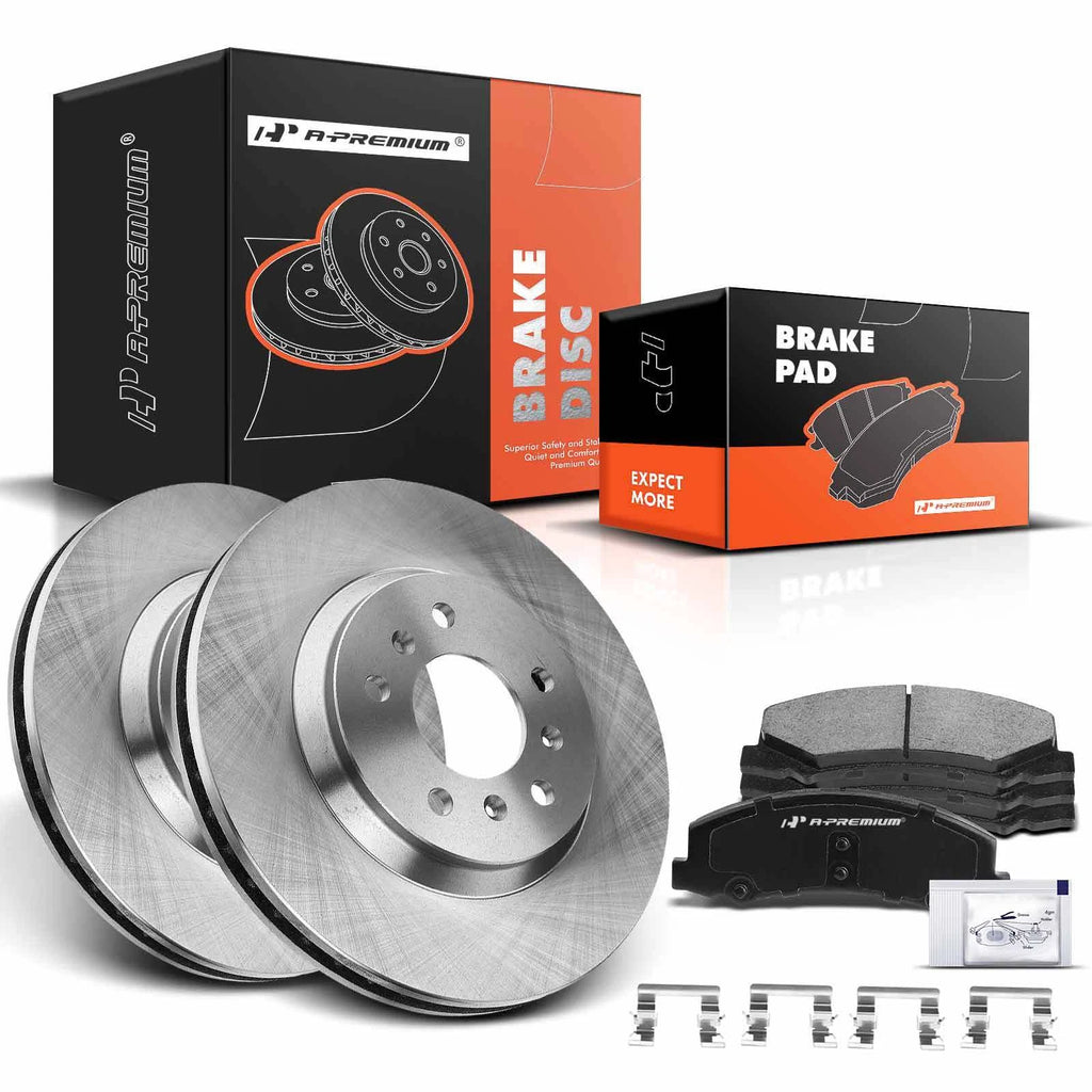 Front Disc Brake Rotors & Ceramic Pads for Chevrolet Impala (2006–2013)