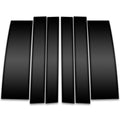 6pc Carbon Fiber Pillar Post Covers for 2008-2023 Dodge Grand Caravan