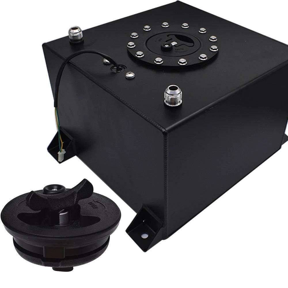 5 Gallon Coated Black Aluminum Fuel Cell for Racing/Drifting Vehicles