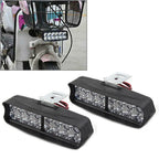 16-LED Motorcycle Headlight Fog Light 2400Lm for UTV ATV
