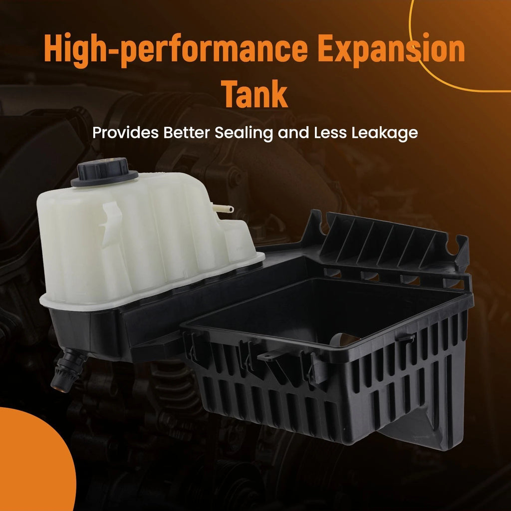 Radiator Expansion Tank w/ Cap for Ford F-250 F-350 F-450 F-550 (2011–2016)