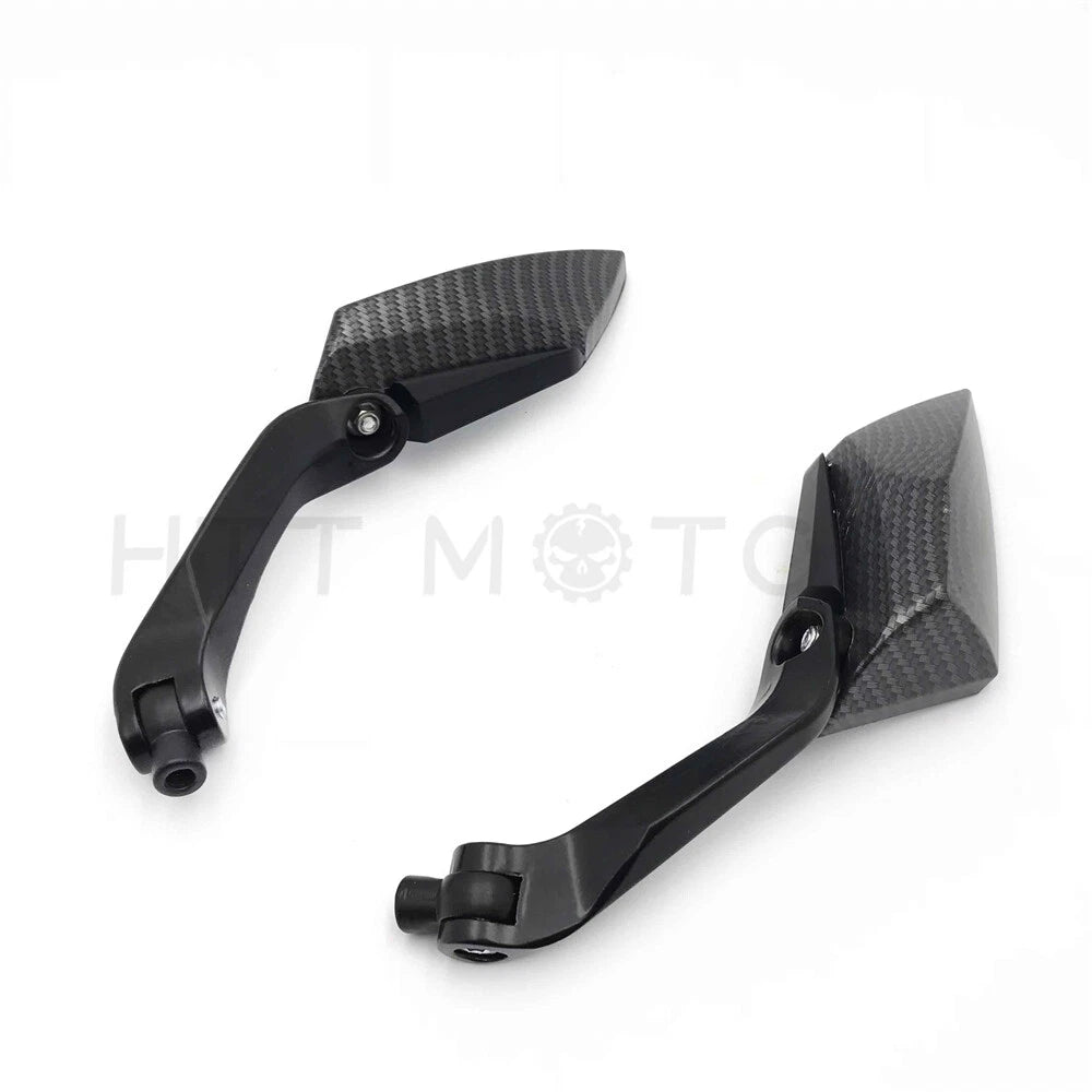 Diamond Blade Rearview Mirrors 8mm 10mm for Honda Harley Kawasaki (All Years)