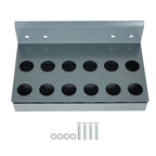 12-Hole R8 Collets Rack for Heavy Gauge Steel (Fits Various Models)