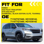 Fog Light Cover Set of 2 for Honda Pilot (2019–2022)