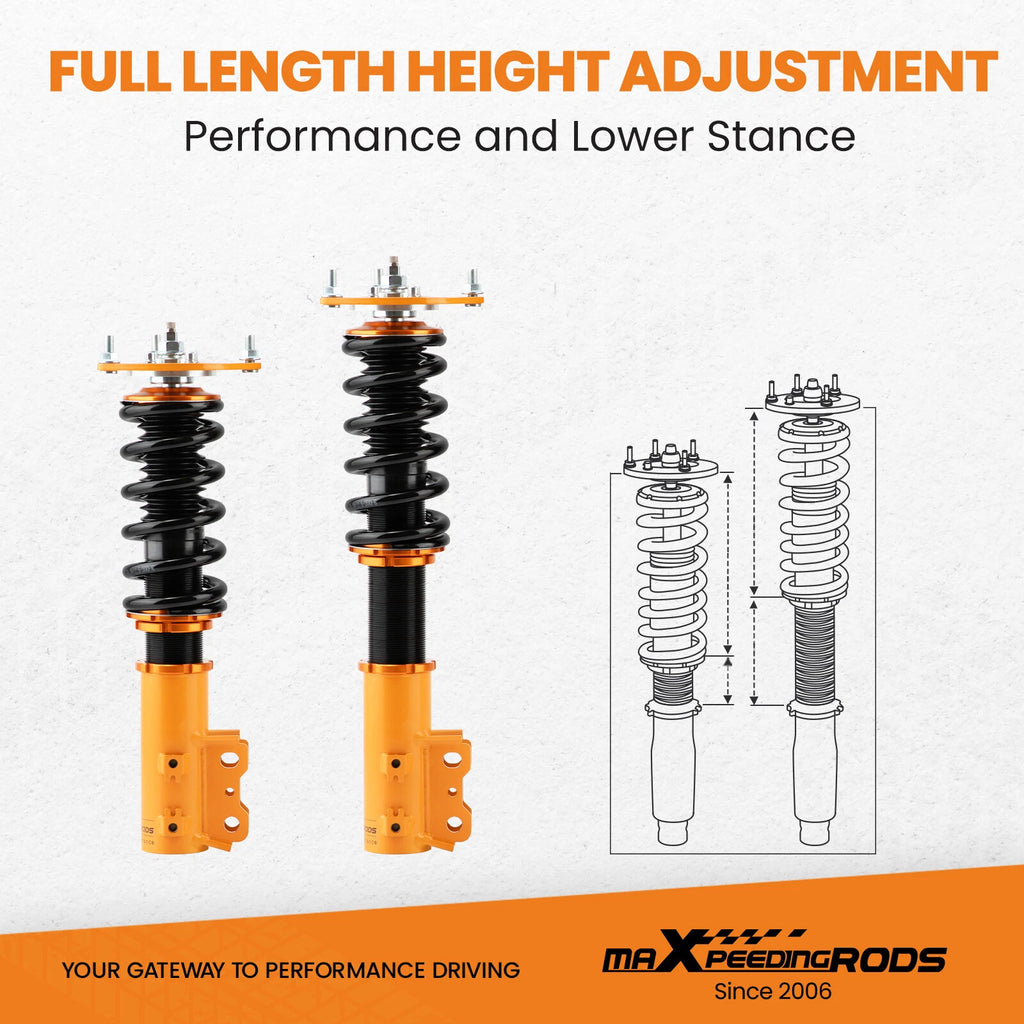 24 Way Adjustable Coilover Struts Kit for Hyundai Veloster (2012-2016)