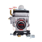Carburetor with Gasket for Powermate PCV43 Tiller (2 Cycle 43cc)