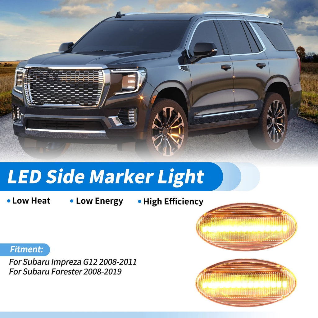 LED Side Fender Marker Light for Subaru Impreza (2008–2011) 2pcs