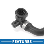 Engine Radiator Hose No. 17127600554 for BMW 228i (2014–2016) Rubber Black