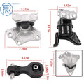 3X Engine Motor & Auto Transmission Mounts for Honda Civic 2012-2013 1.8L