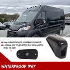 Smoke Cab Roof Running Light Covers for Dodge RAM Promaster (2014–2023)