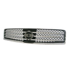 Replacement Front Grille Gray Chrome Plastic for See compatibility Chart