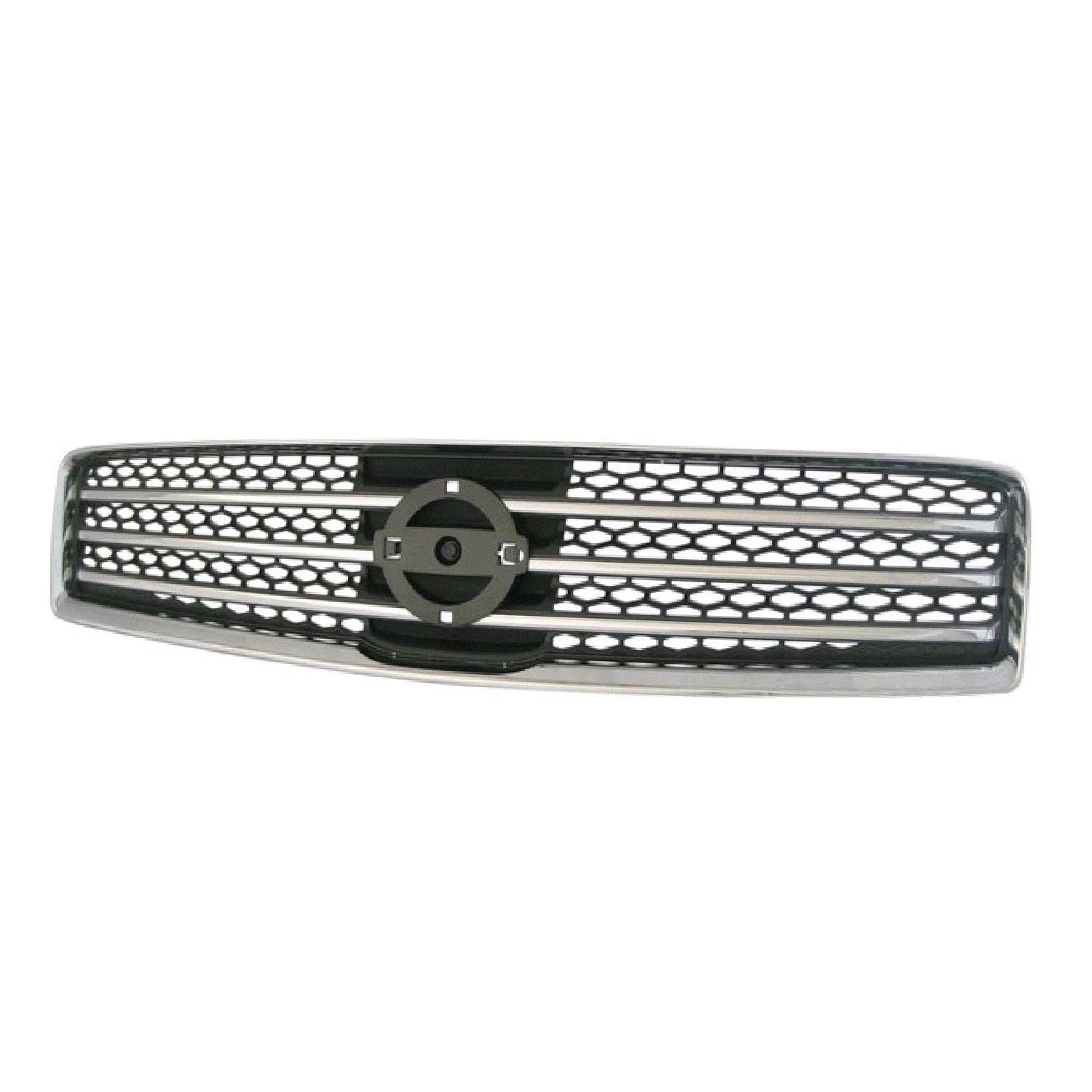 Replacement Front Grille Gray Chrome Plastic for See compatibility Chart