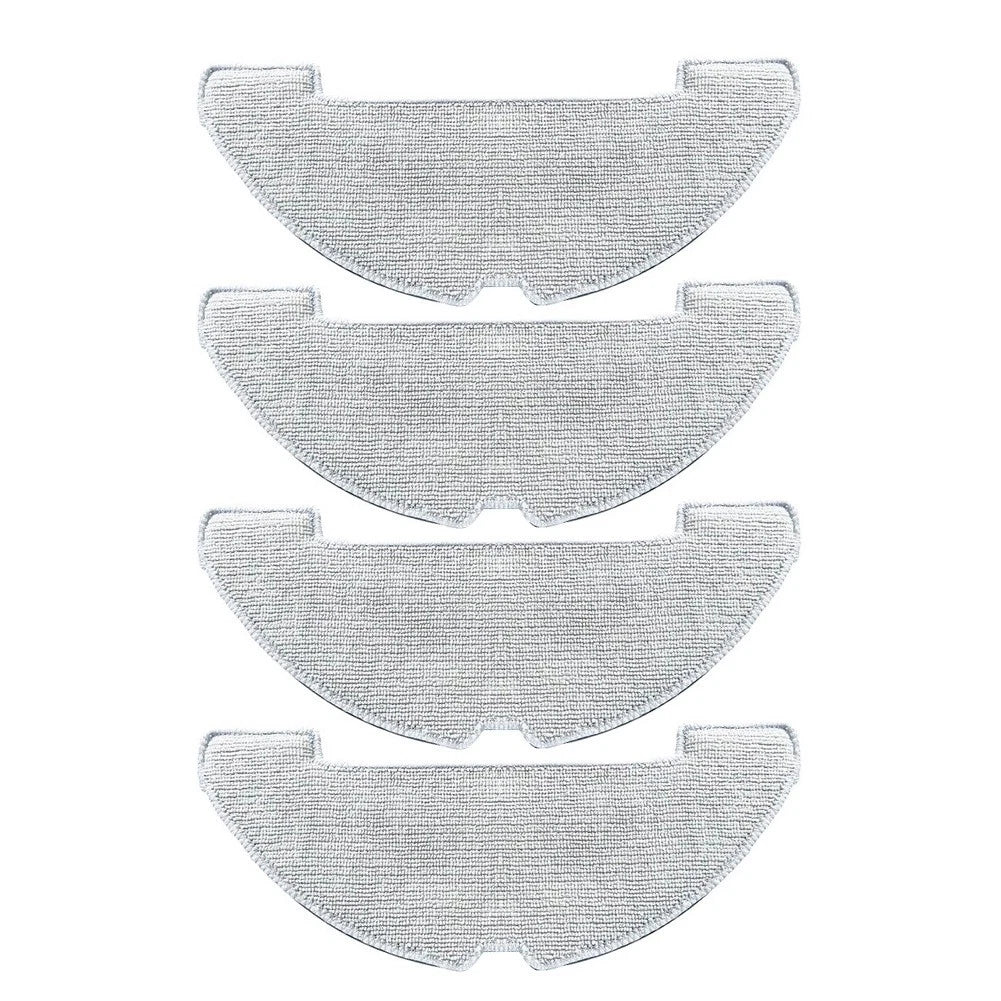 Set of 4 Microfiber Mop Cloths for VONKO S6 Pro (Robot Vacuum)