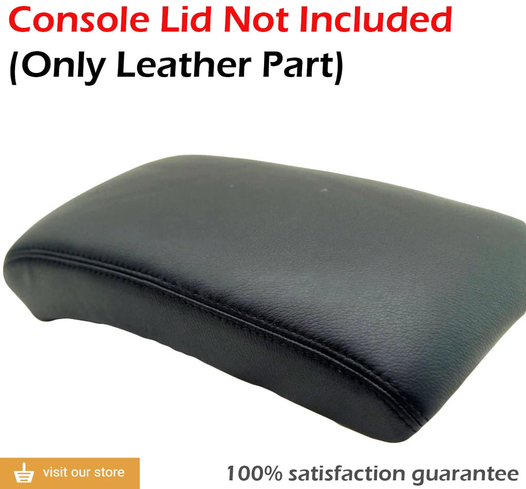 Center Console Armrest Cover for Chevrolet Malibu (2008–2012) Black Leather