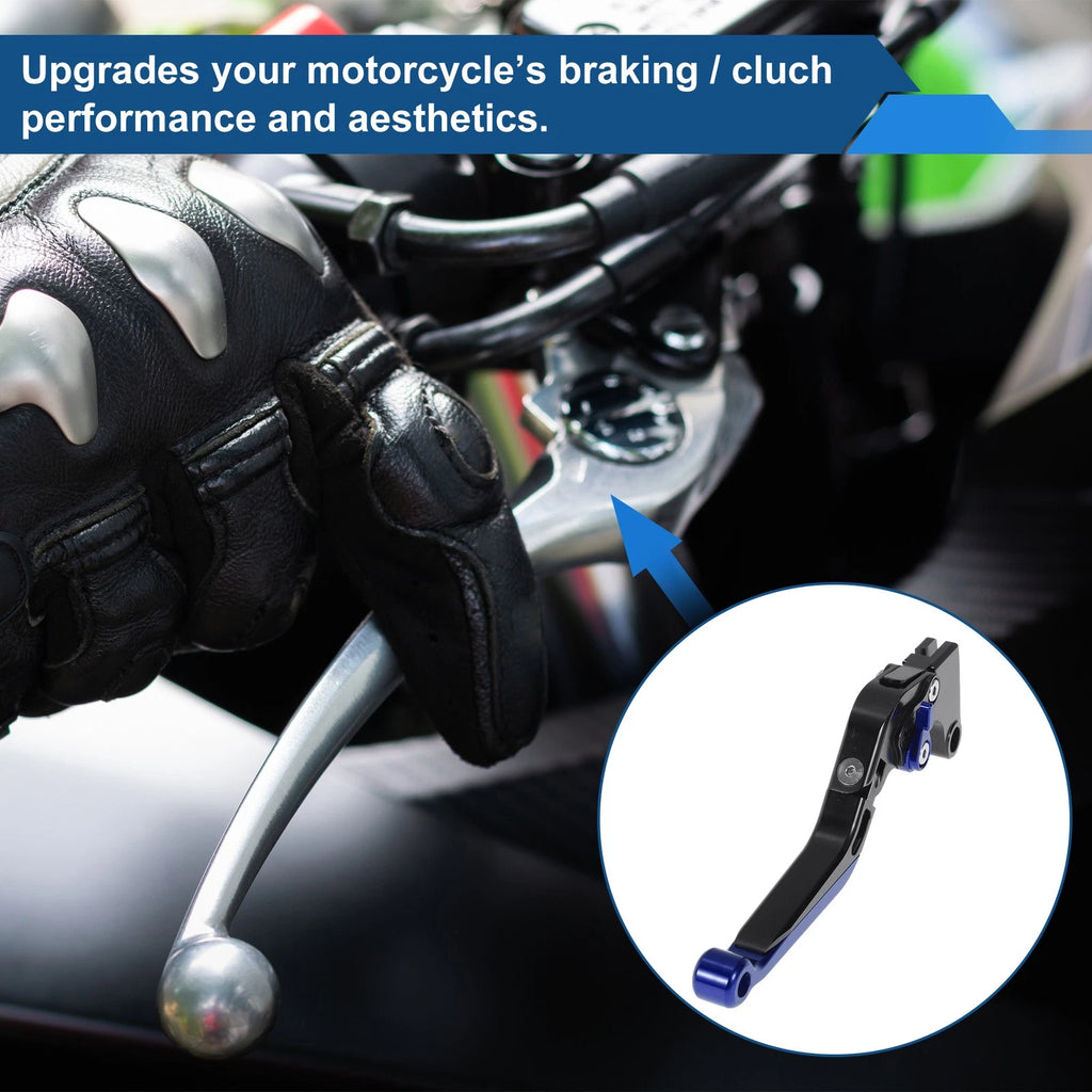 Adjustable Brake Clutch Lever for Honda CBR600RR (2003–2019) Black Blue