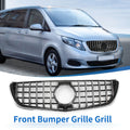 Front Upper Bumper Grille for Mercedes-Benz V-Class (2015–2023) Chrome