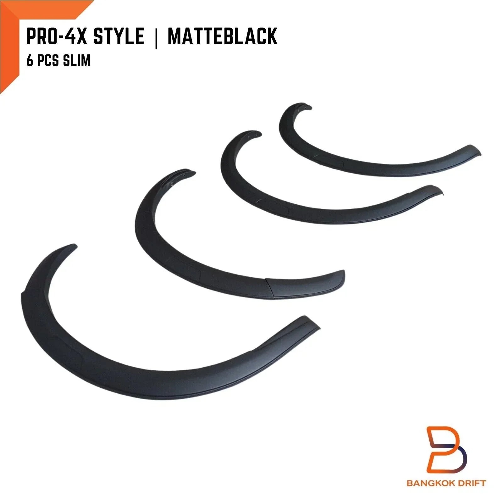 Matte Black Ute Guard Fender Flares for Nissan Navara D23 (2021-2024)