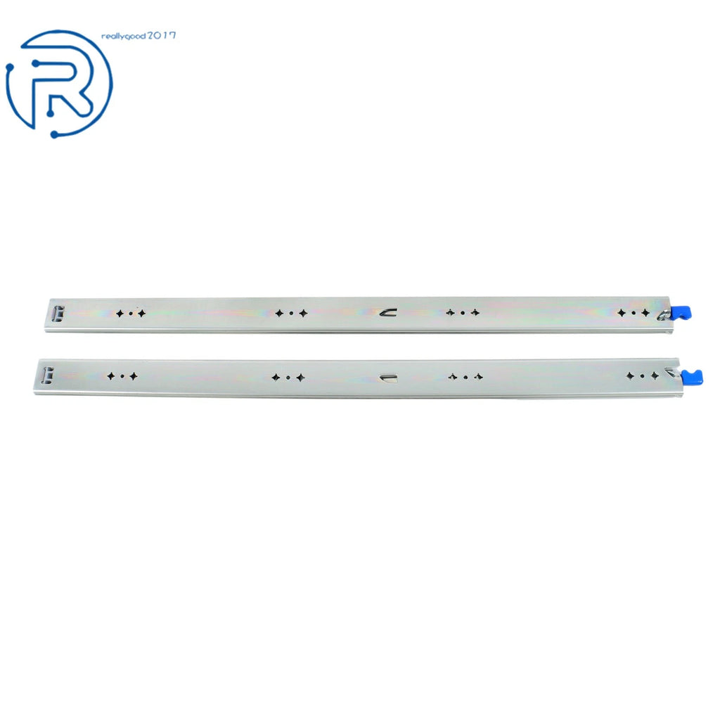 1 Pair Heavy Duty Drawer Slides for Universal Applications (34 Inch, 250 Lbs)