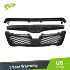 Gloss Black Upper Grille Honeycomb Grill Assembly for Subaru Forester (2014–2018)