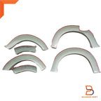 Brilliant Silver Fender Flares for Nissan Navara D23 Ute 21-24 Dual Cab