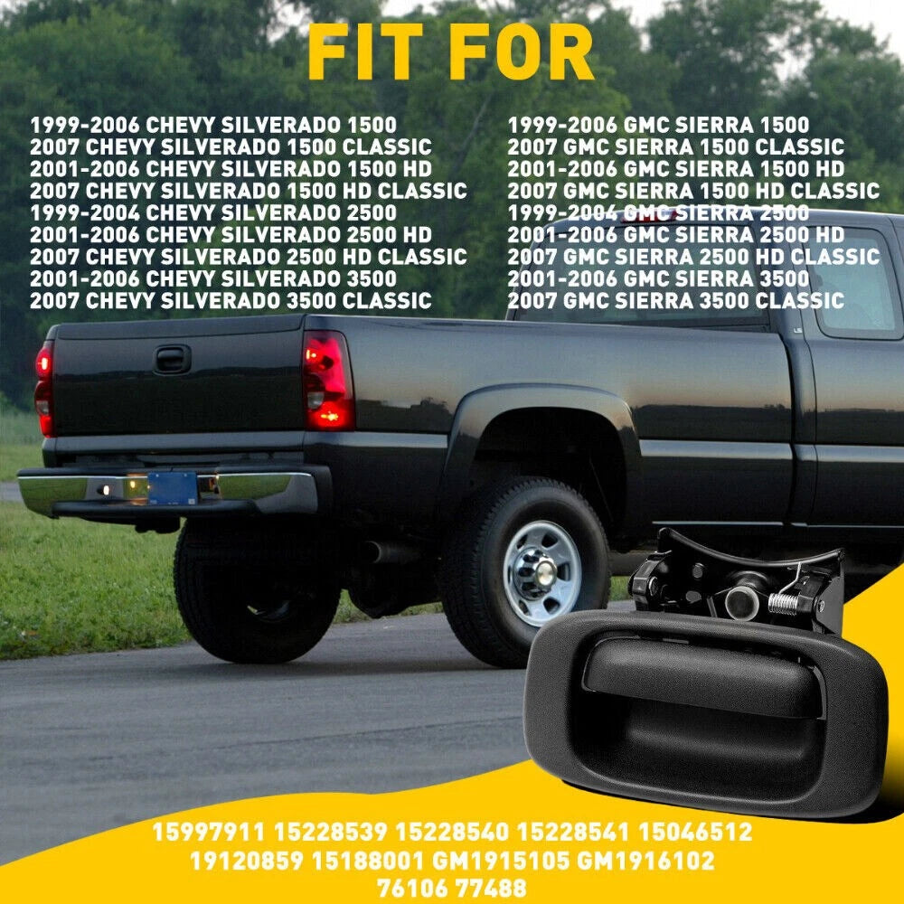 Tailgate Handle and Bezel Trim Kit for 2003-2007 Chevrolet Silverado 1500 6.0L