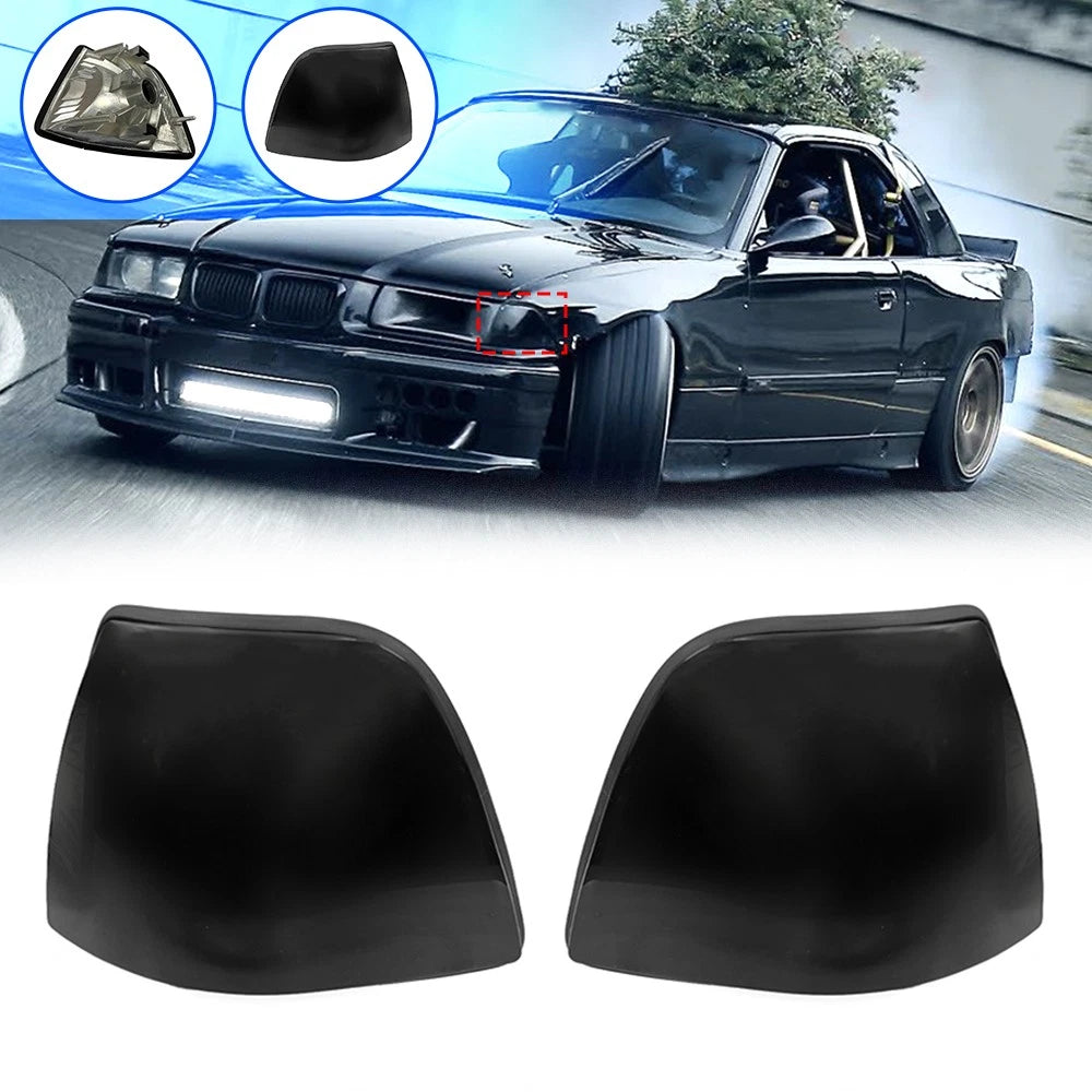 Smoked Parking Corner Signal Lights Pair for BMW E36 3-Series (1992–1999)