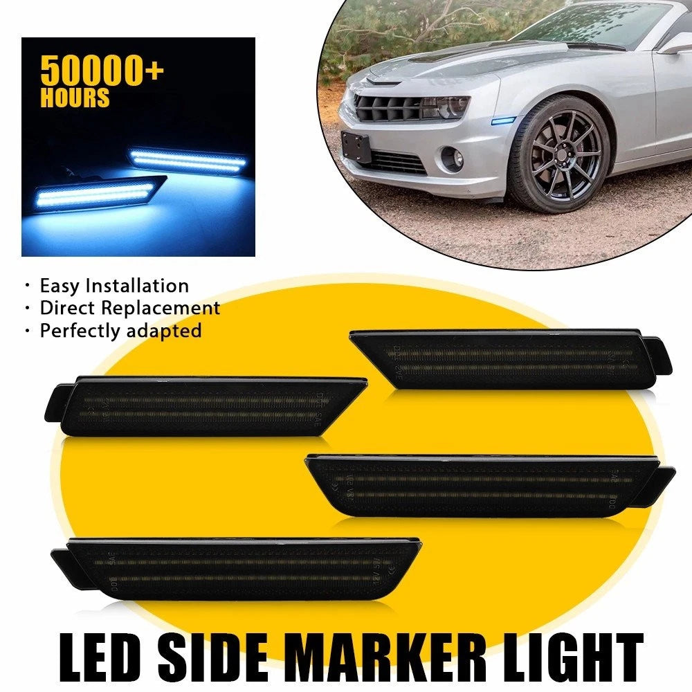 Set of 4 LED Side Marker Lights for Chevrolet Camaro (2010–2015) EXV