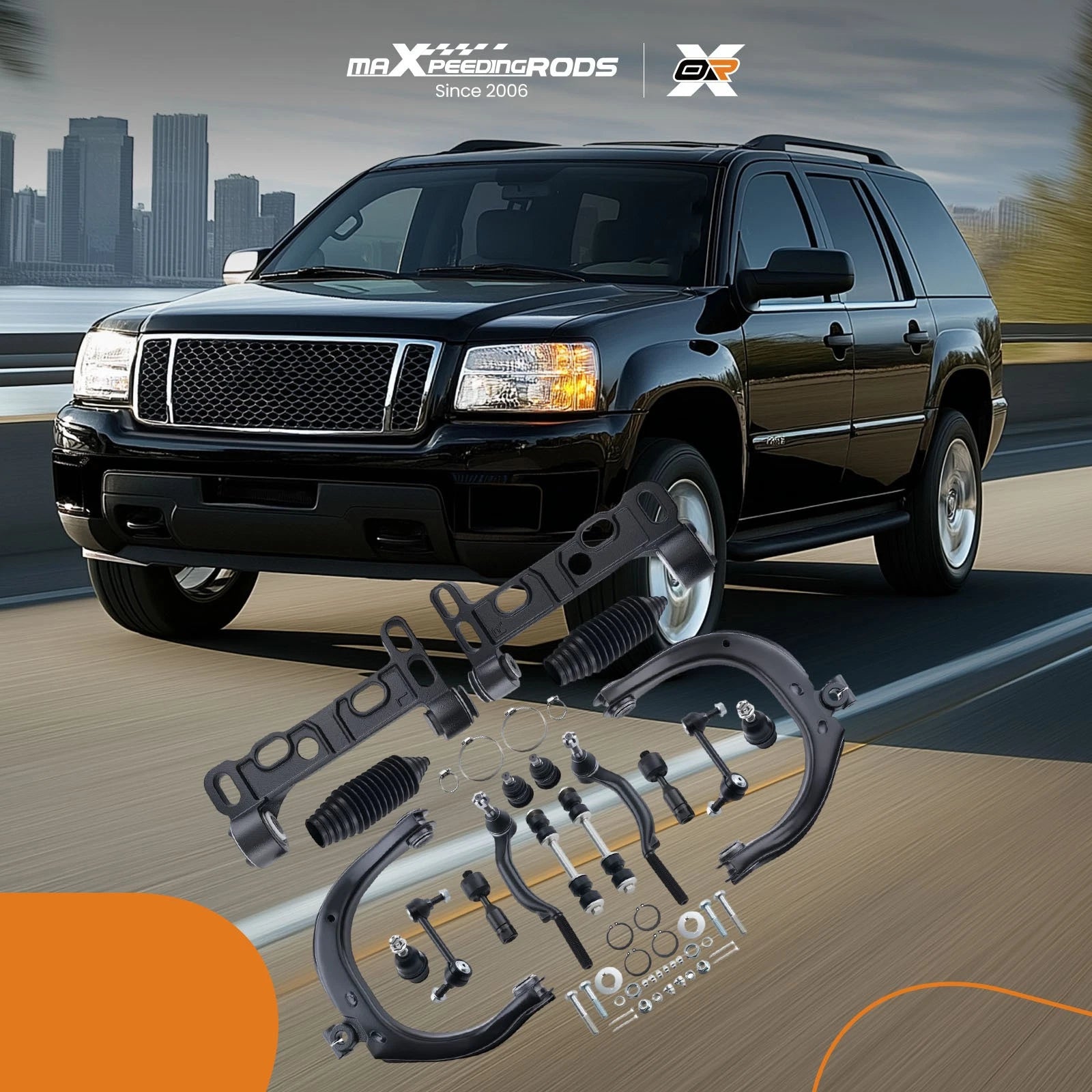 18pcs Suspension Control Arms Kit for Trailblazer Envoy (2008–2009)