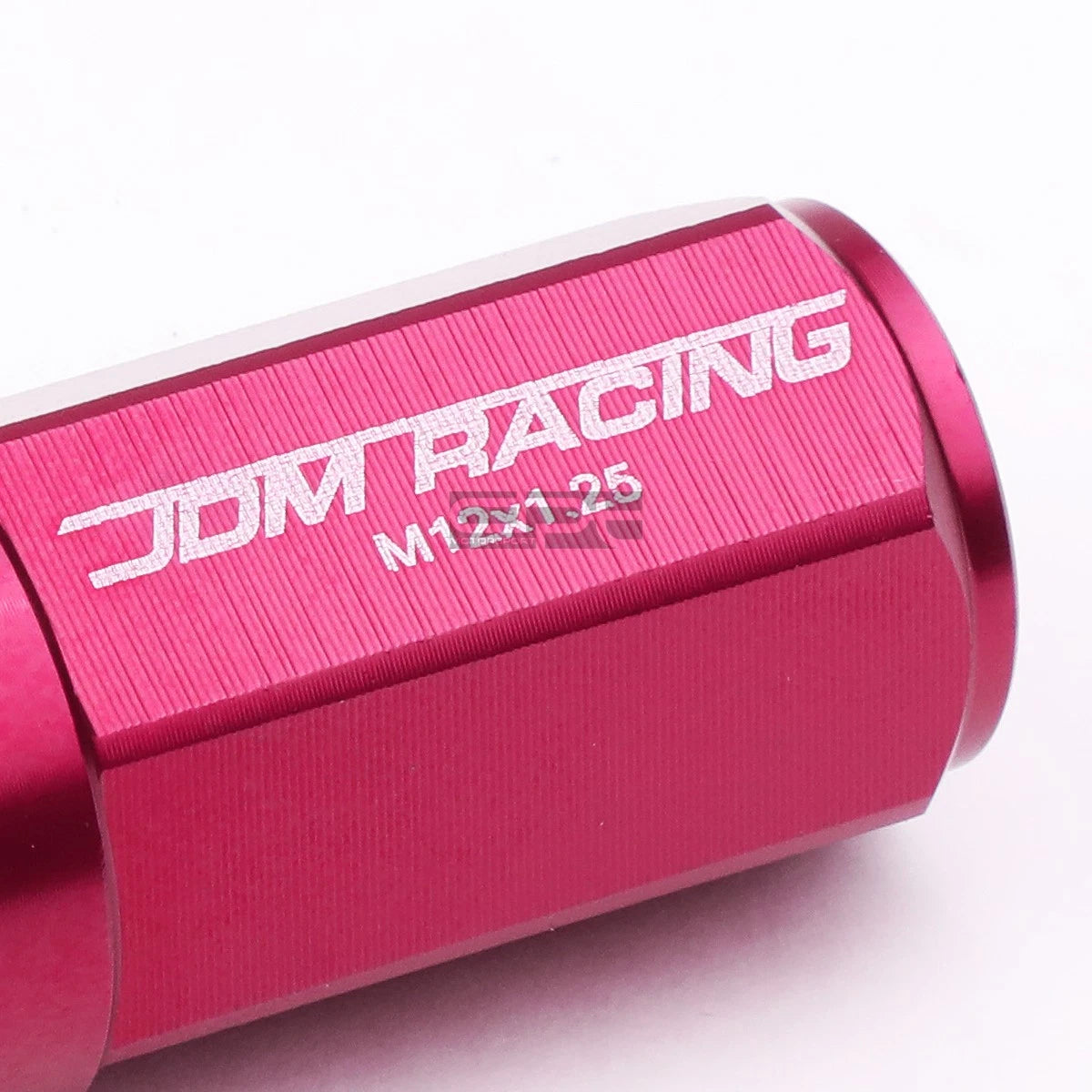 20 PCS M12X1.25 Pink Aluminum Lug Nuts with Caps for JDM Vehicles