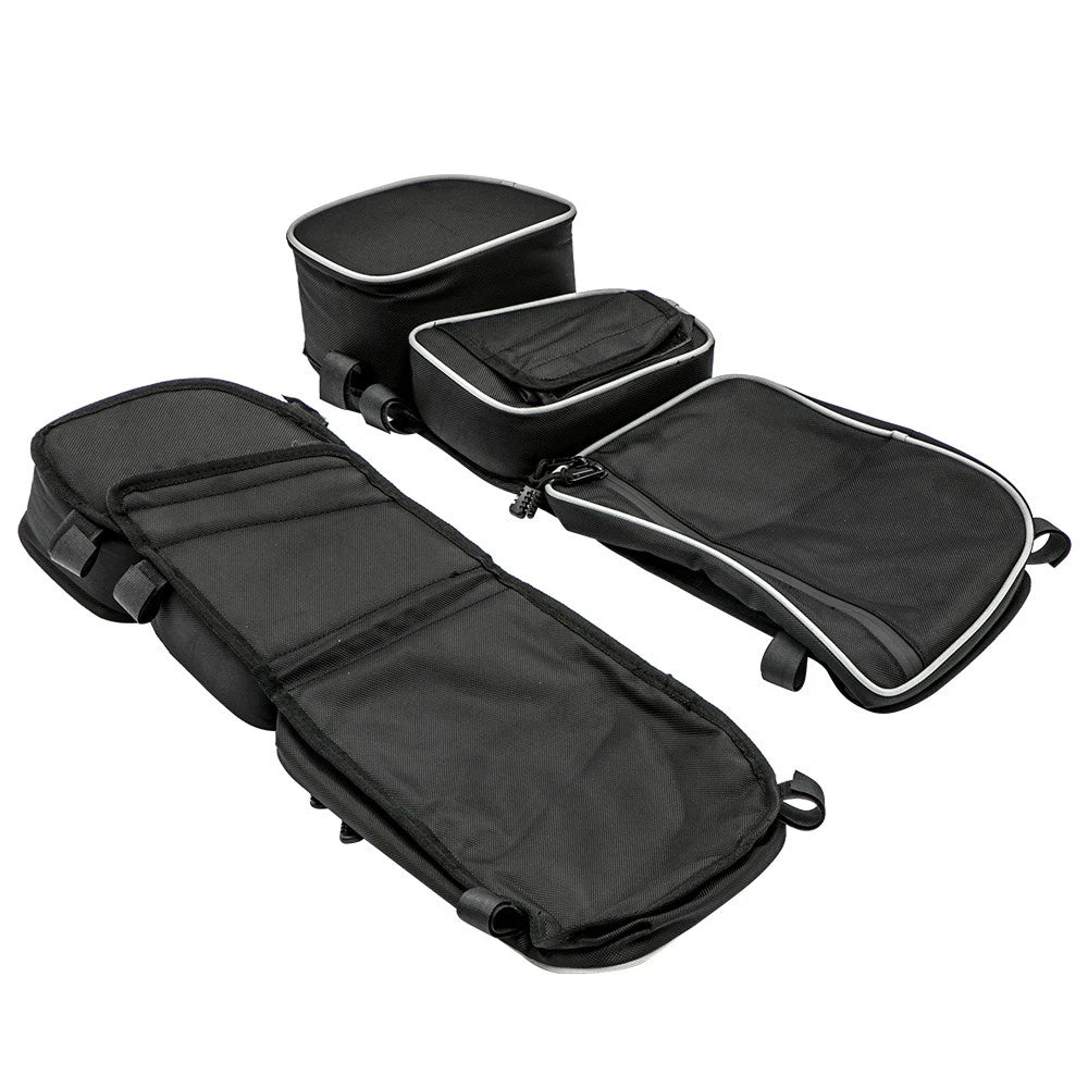 Set of 2 Black UTV Door Storage Bags for Can-Am Maverick X3 MAX Turbo (2017–2021)