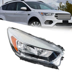 Passenger Side Headlight for Ford Escape (2017–2019) Halogen