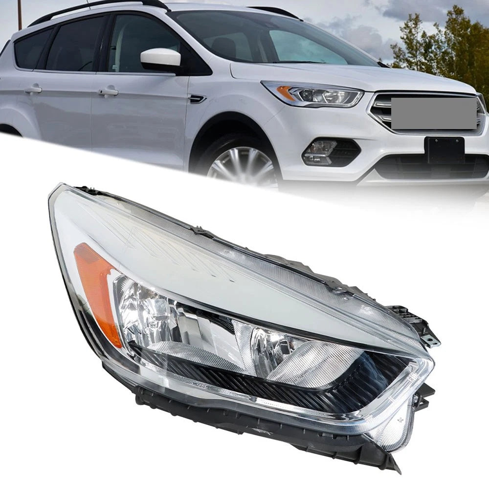 Passenger Side Headlight for Ford Escape (2017–2019) Halogen