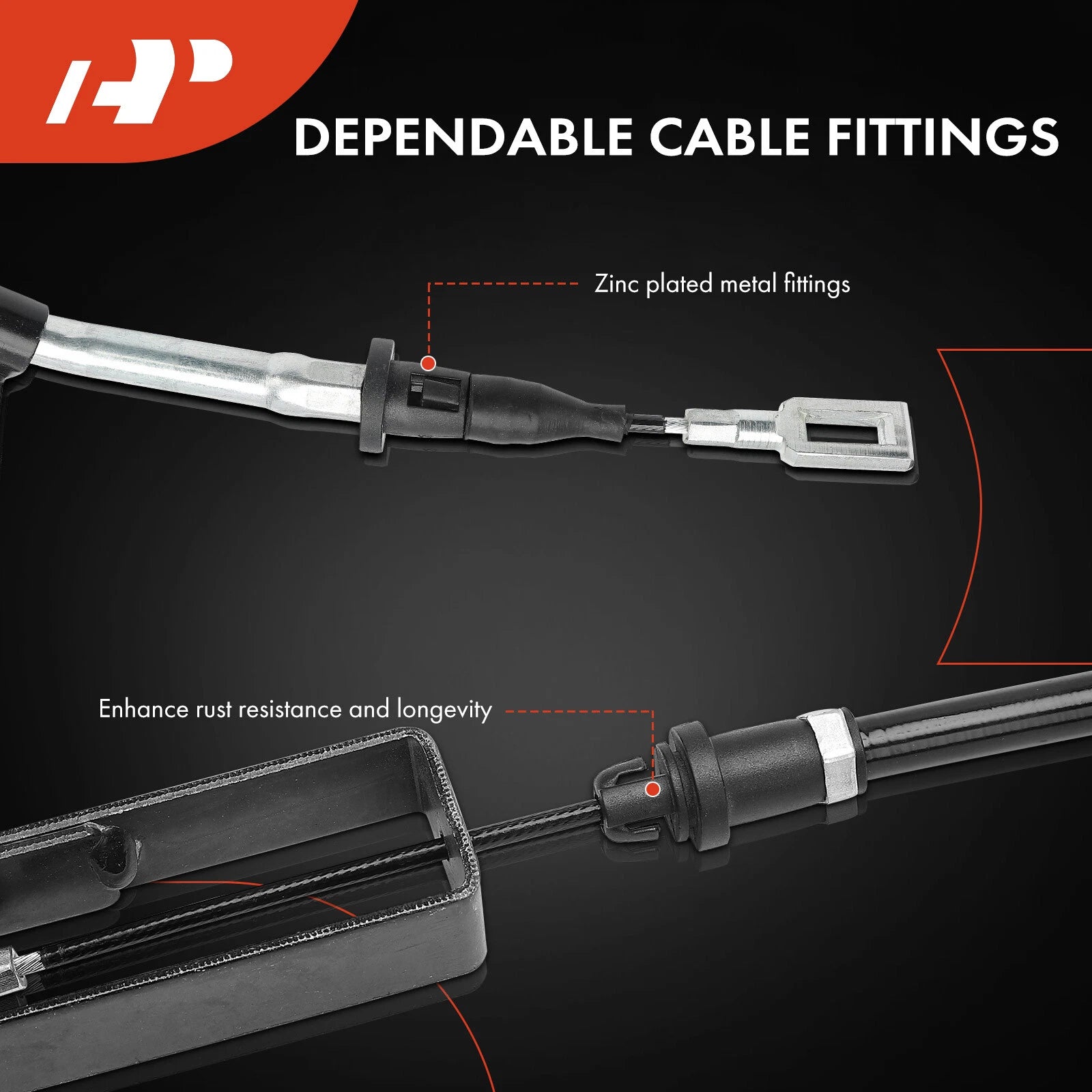 Rear Parking Brake Cable for Ford Escape Mazda Tribute Mercury Mariner (2001–2012)