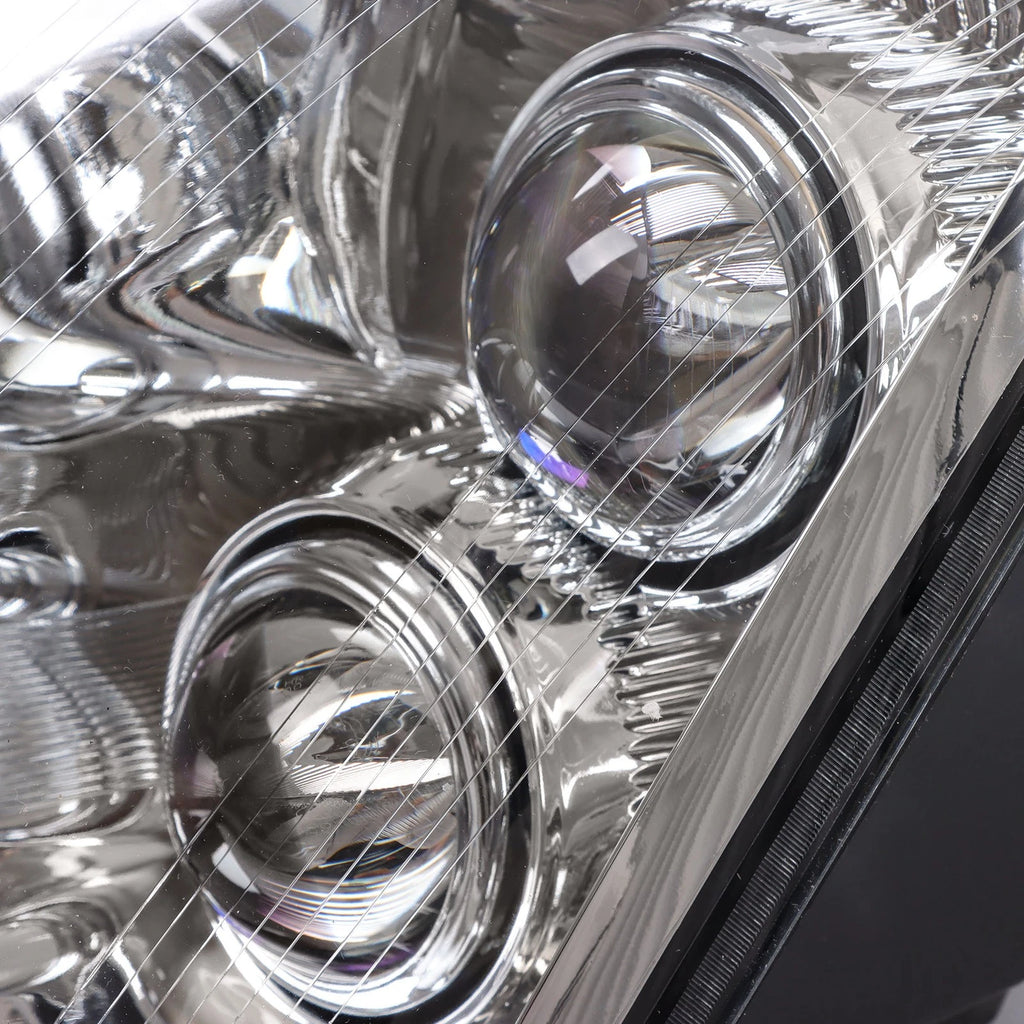 Halogen Headlight Housing for Cadillac STS (2005–2011) Black Driver Left Side