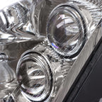 Halogen Headlight Housing for Cadillac STS (2005–2011) Black Driver Left Side