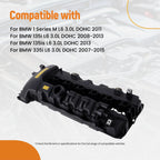 Valve Cover Kit with Gasket & Bolts for BMW 135i 335i 535i (2006–2013)