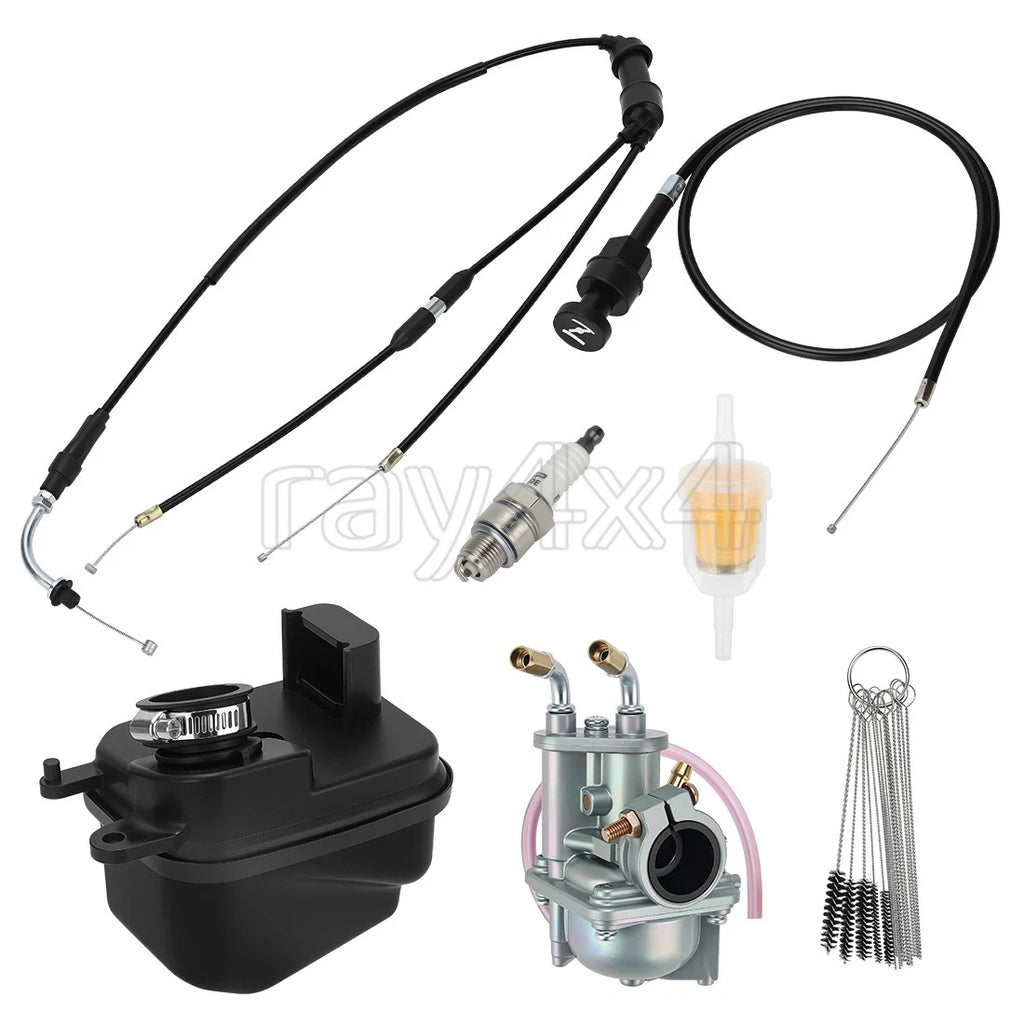 Carburetor & Air Filter Throttle Choke Cable Kit for Yamaha PW50 (2008–2024)