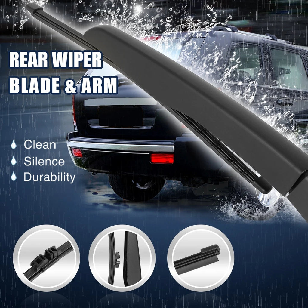 Set of 2 Rear Windshield Wiper Blade Arms for Ford Edge (2019–2020) 12" 305mm