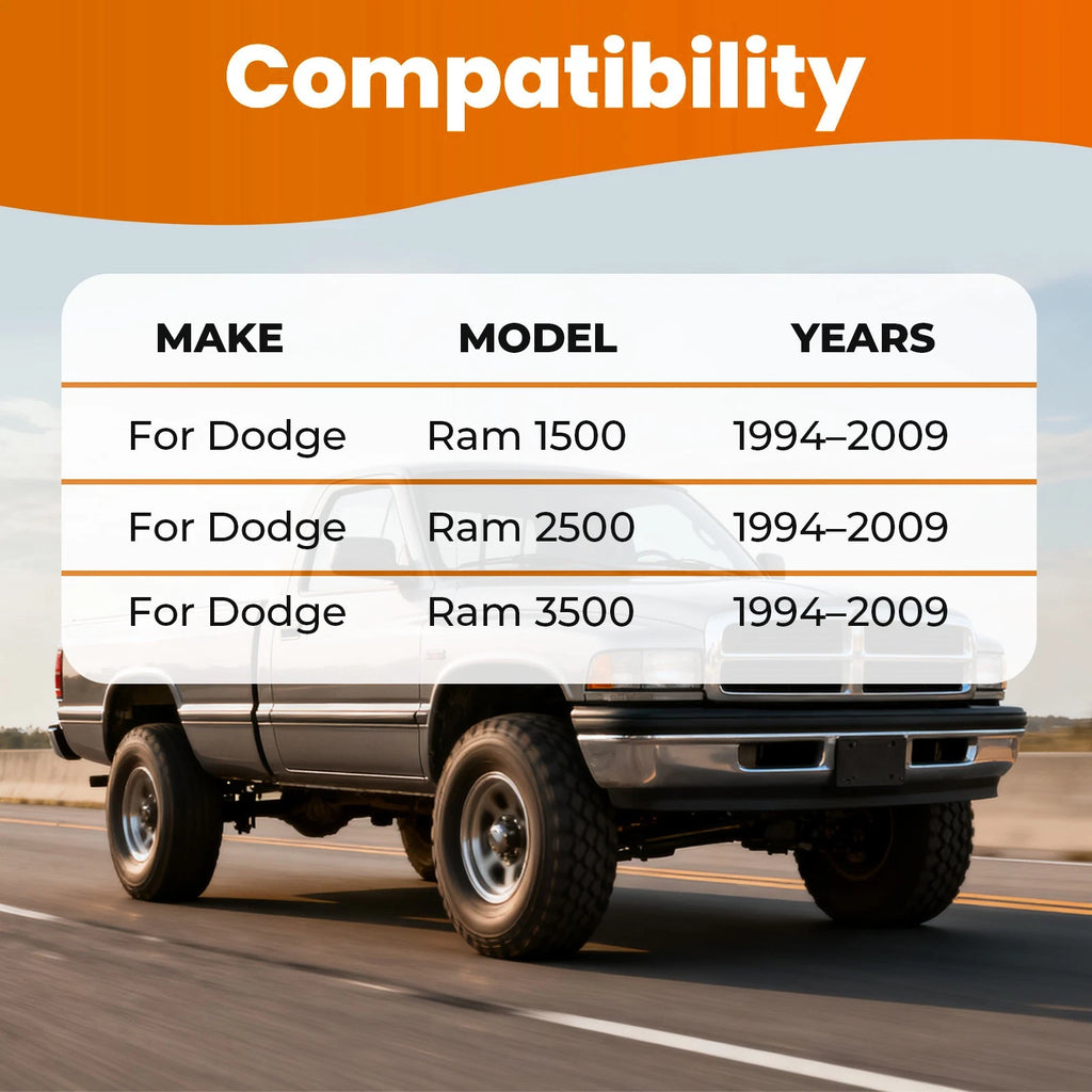 Adjustable Control Arms for Dodge Ram 4x4 (1994–2009) 0-6" Lift