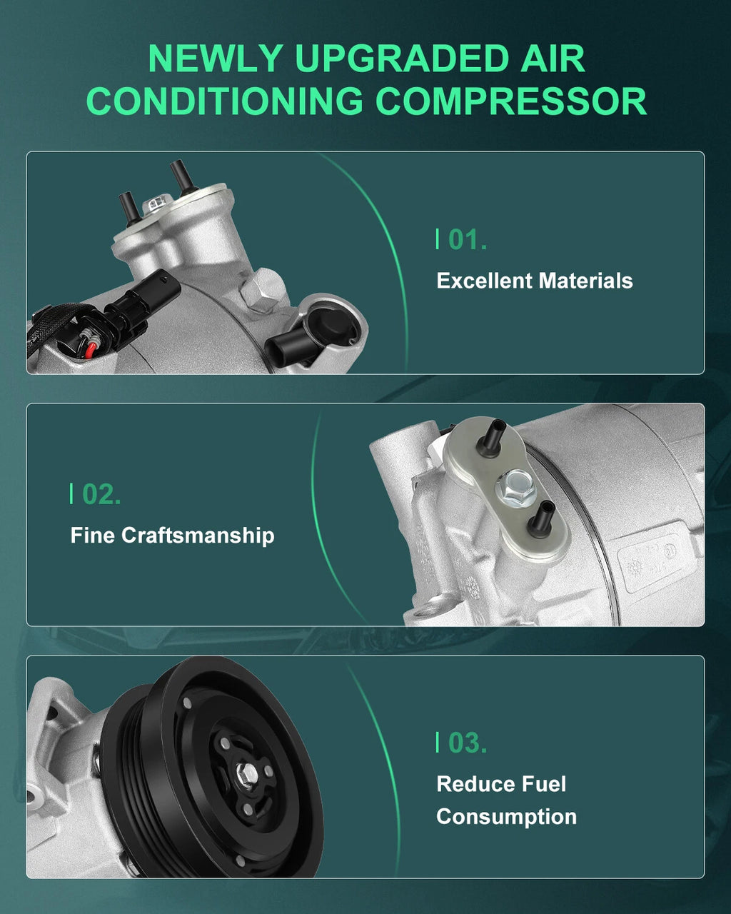 A/C Compressor for Chevrolet Colorado 2.5L (2015–2018)