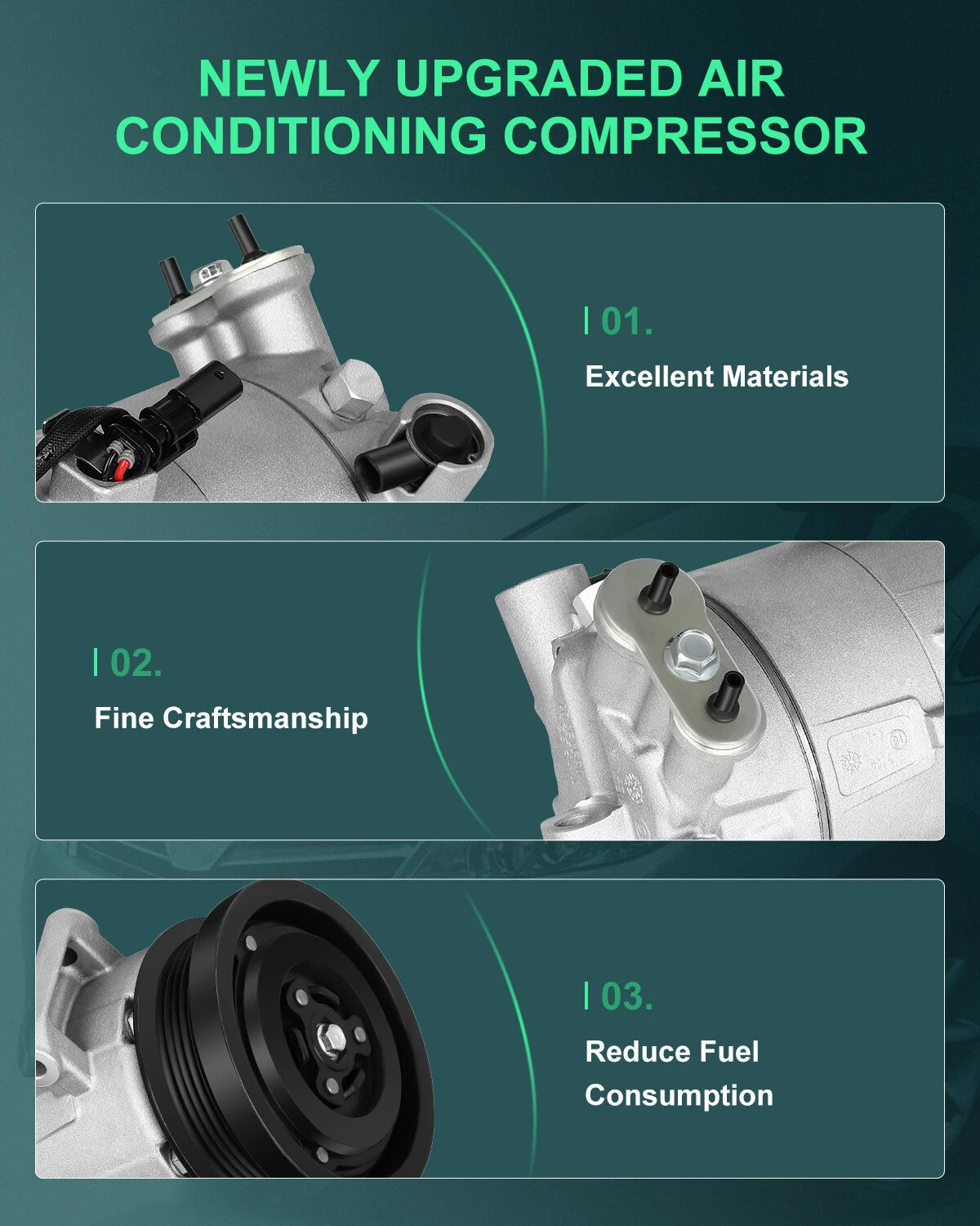 A/C Compressor for Chevrolet Colorado 2.5L (2015–2018)