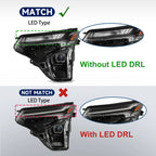 LED Headlight for Chevy Trax LS 1RS (2024–2026) W/O LED DRL W/ Module Driver Left