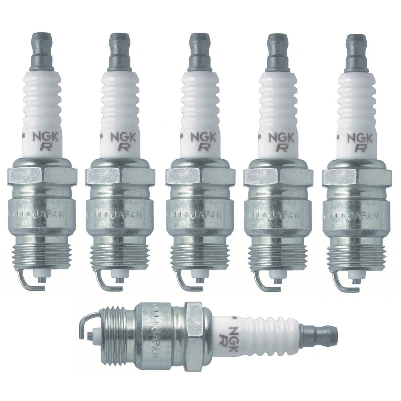 Set of 6 NGK V-Power Spark Plugs for Ford F-100, Mustang, Mercury Comet (1960–1979)
