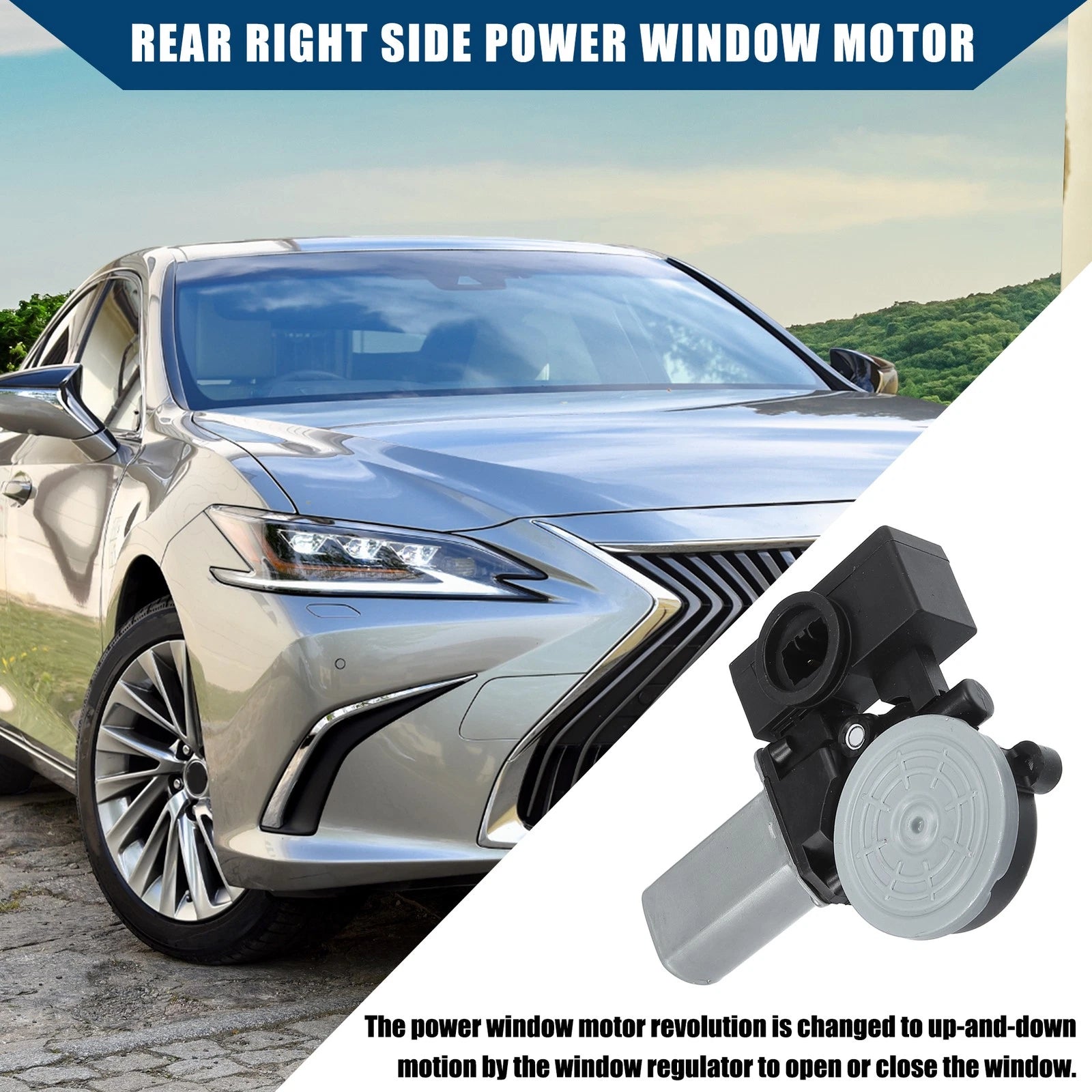 Rear Right Power Window Lift Motor for Lexus ES300 (2002–2003) NO.8572033150