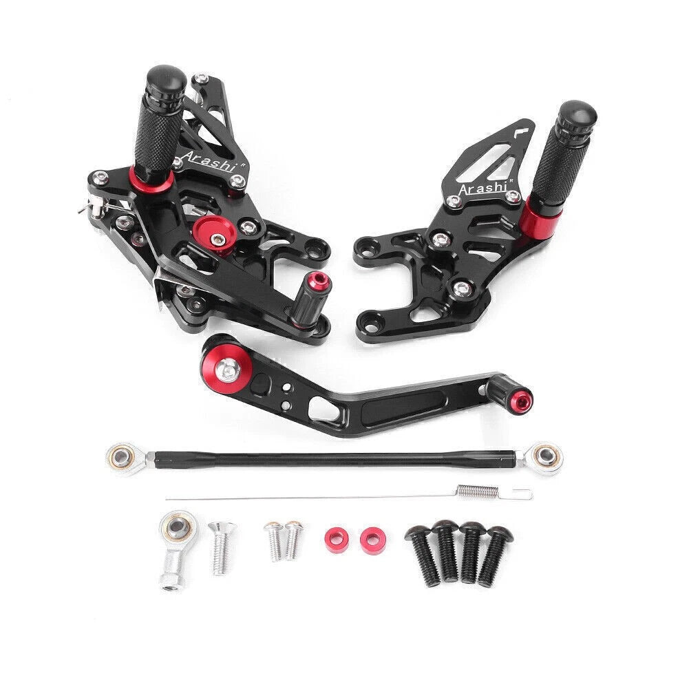 CNC Rearset Foot Pegs for Honda CBR1000RR (2017–2019)