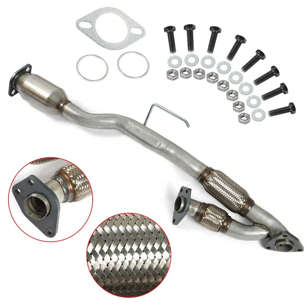 Rear Catalytic Converter Exhaust Flex Y-Pipe for Nissan Murano (2009–2014)