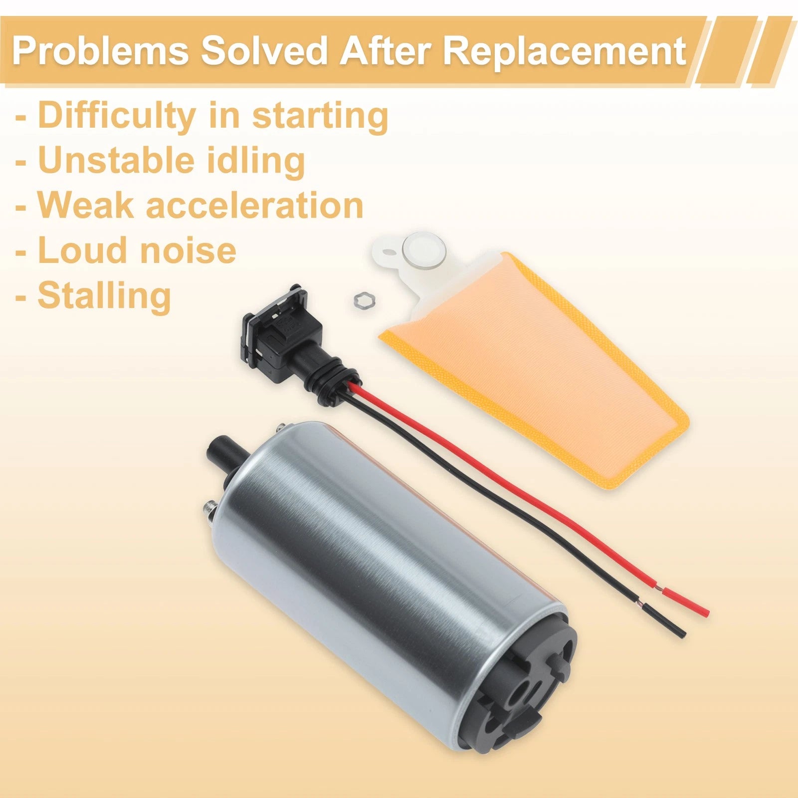 Set of 2 Metal Electric Fuel Pumps for Toyota Corolla (1987–1992) 2322042070