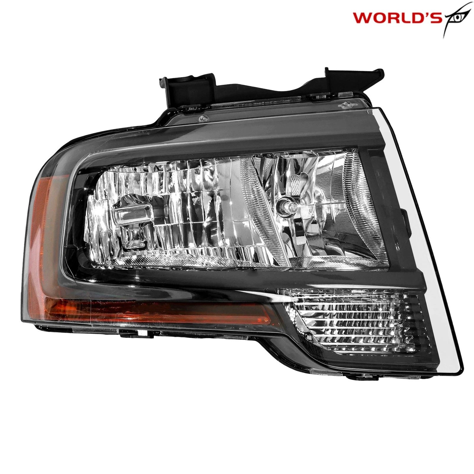 Halogen Headlight for Ford Expedition (2015–2017) Black Right Side