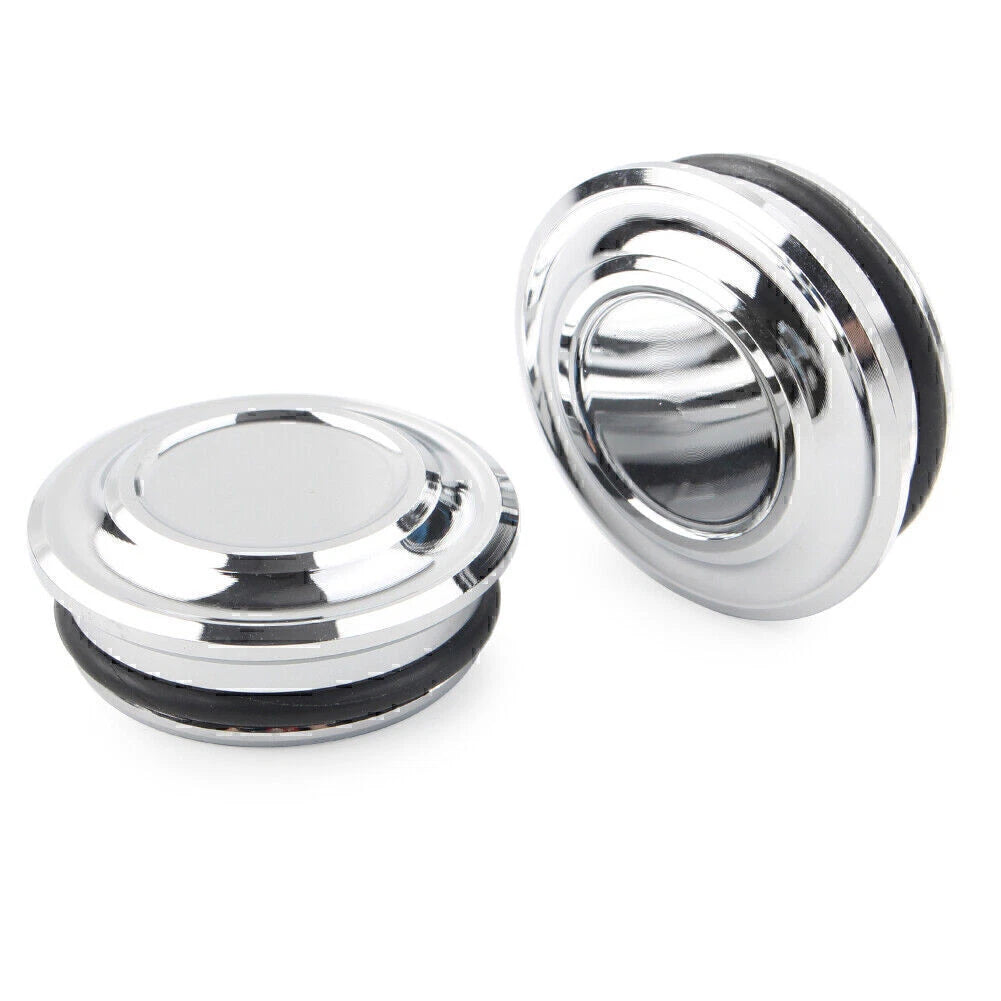2X Chrome Aluminum Frame Hole Cover for Honda Rebel 500 CMX500 (2020–2021)