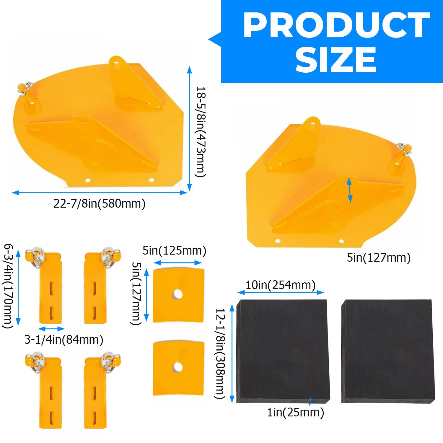 Snow Plow Extensions for Meyer Western Boss (20" Extenders)